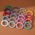 RTS Factory Wholesale Fashion Glass Seed Beads Roll Bracelet Jewelry Bohemia Acrylic Small Mini Bead Boho Bracelet for Women Kid
