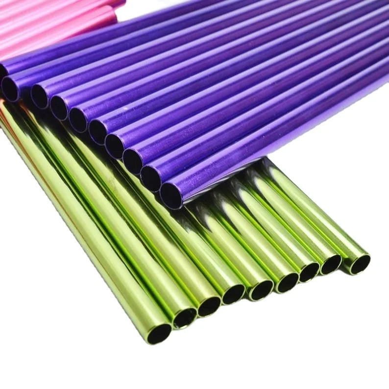 Drinking Straws Top Seller Aluminum Straws Gift Set Aluminum Straw in Christmas