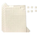 1.5MM White EVA Precut Small Little Squares Double Sided Adhesive Die Cut Foam EVA Foam Sticky Dots