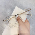 Vintage Retro Round Glasses Designer Eyeglasses Frame Transparent Eyewear With Clear Lenses