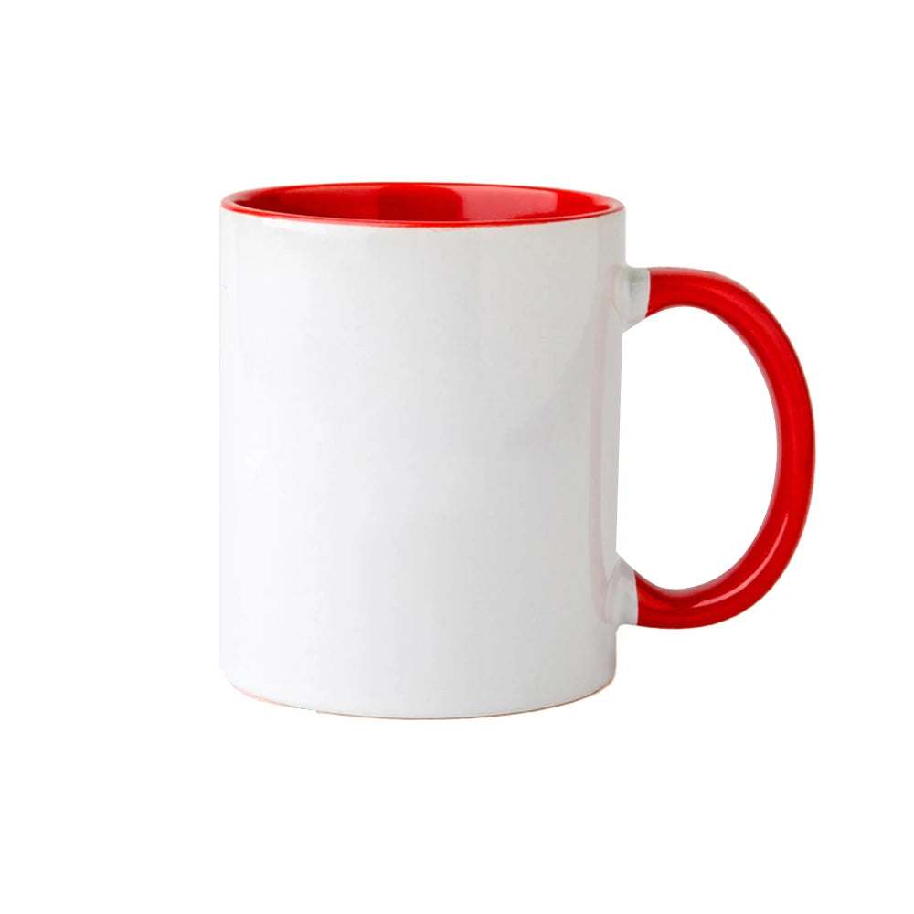 AI-MICH Cheap Wholesale 11OZ Ceramic Sublimation Two Tone Mug 36pcs Sublimation Mugs Two Tone Mug