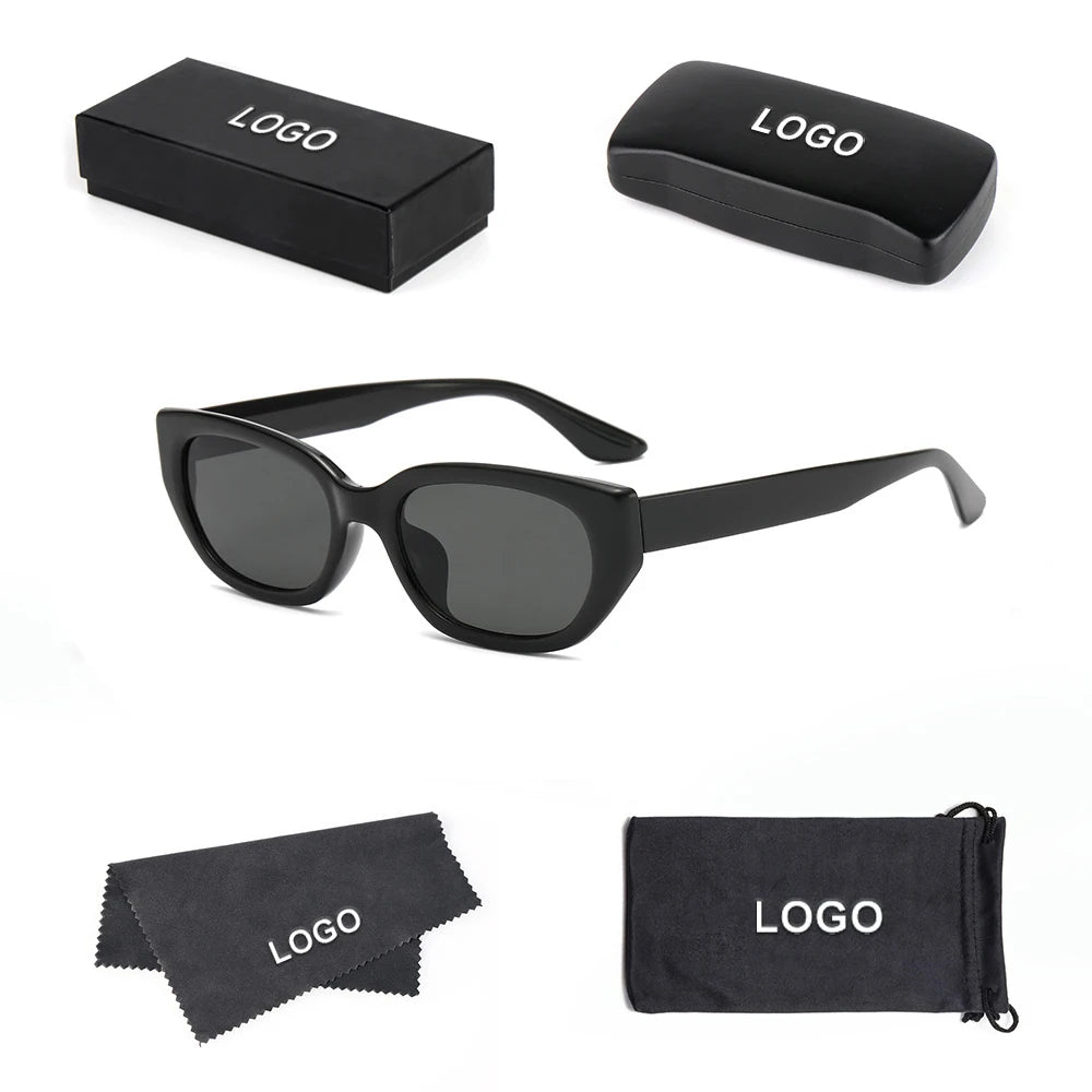 2024 New Sunglasses for Women Advanced Sense UV Protection Small Frame Korean Version Retro Cat Eye Glasses Sunglasses for Men