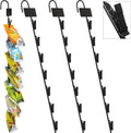 Hookei Supermarket Shelf Metal Retail Metal Hanging Display Clip Merchandising Strips and hang Strips Snack Hanger