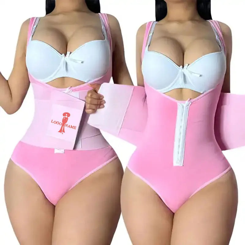 Private Label Thong Shapewear Double Compression Extreme Reloj De Arena Compression Body Shaper Corset Bodysuit