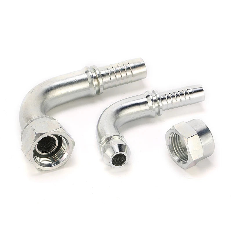 22691 BSP Female Carbon Steel High Pressure Smooth Surface Forged Hydraulic 90deg Hose Fitting with 3-Year Warranty