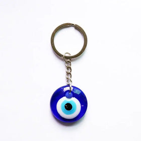 Promotion Turkish Blue Evil Eye Keychain Evil Eye Pendant Glass Key Chain Charms Key Ring Hanging Ornament Jewellery Accessories
