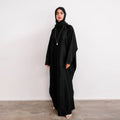 Hot Sale Latest Dubai Designs Modest Islamic Muslim Women Plus Size Maxi Abaya Dress 3D Jacquard Woven Satin Seamless
