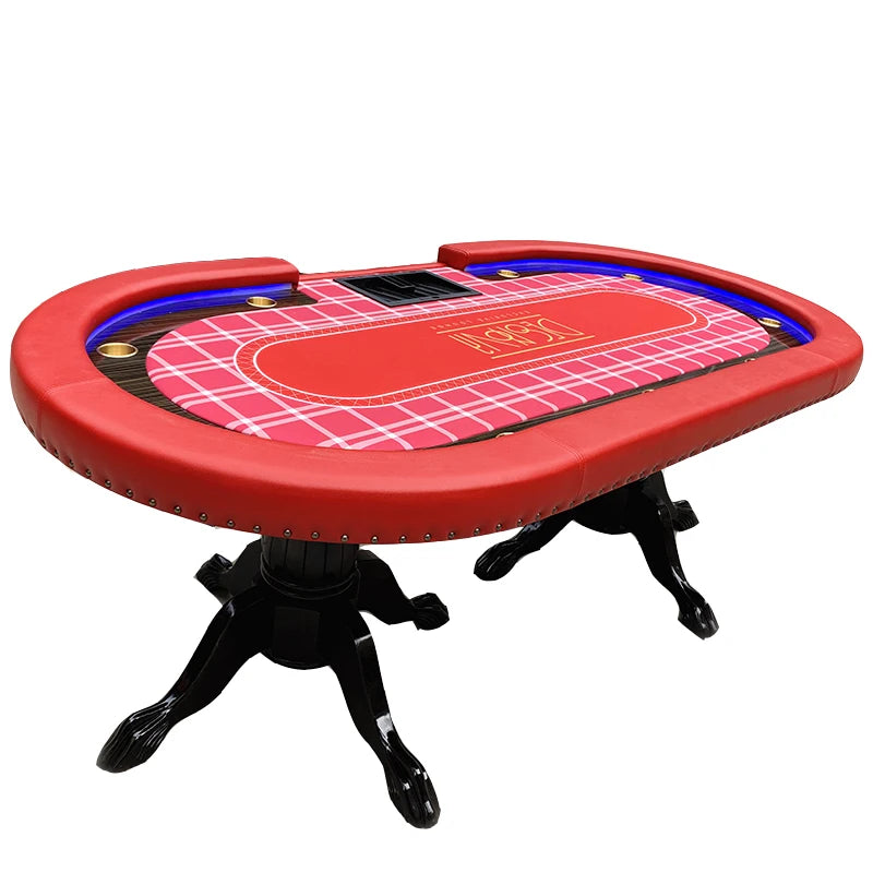 Professional Customized Luxury Blackjack Poker Mahjong Baccarat Tables for Casinos-Factory Sublimation Gambling Table