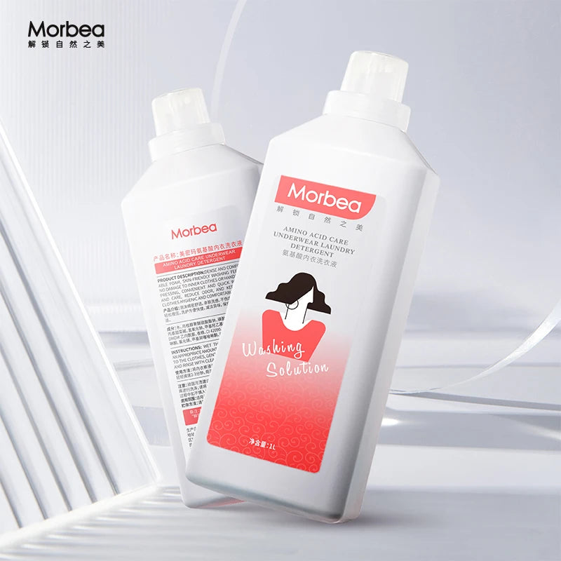 Private Label MORBEA Amino Acid Care Underwear Laundry Detergent Liquid for Whitening Clothes