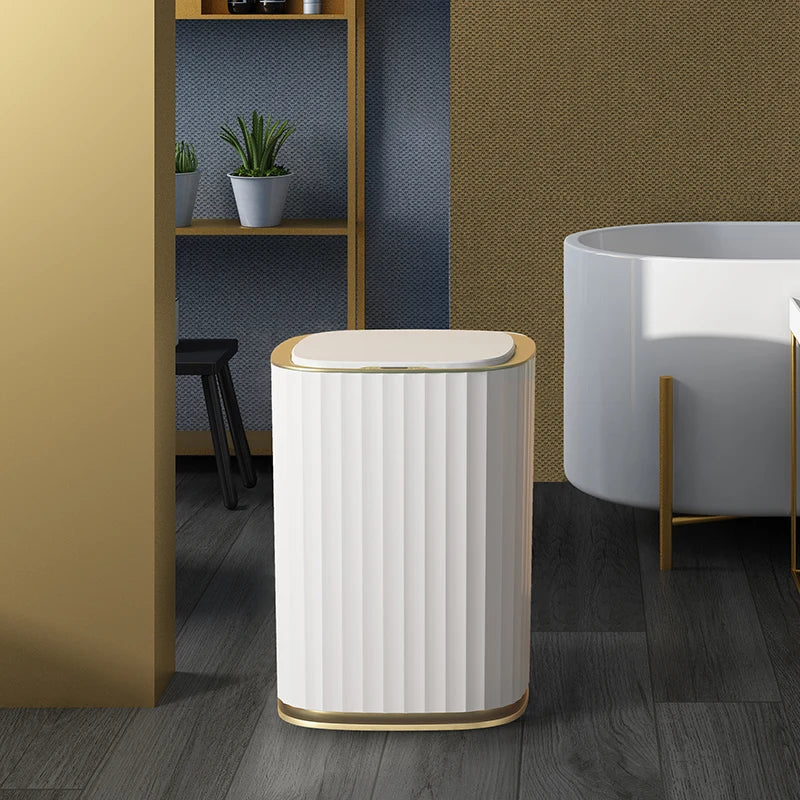 Intelli 15L Smart Sensor Commercial Plastic Storage Bucket Bathroom Waste Bin Dustbin Garbage Can Trash Can for Home Office