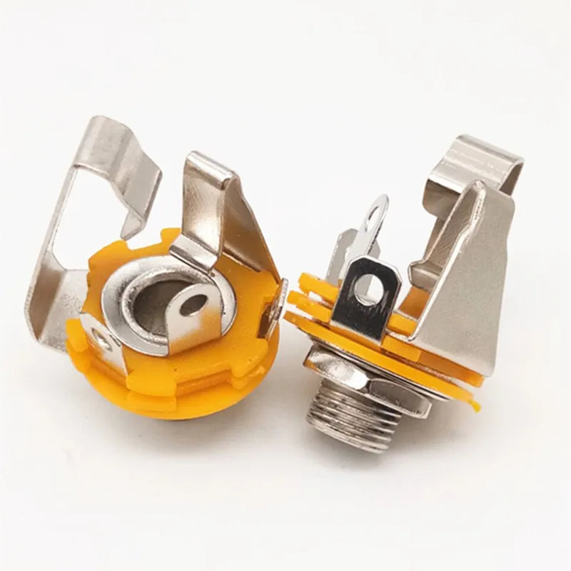 Wholesale Durable 6.5mm Two-channel Metal Socket Stereo Jack for Guitar Plug