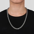 NEURLY Simple Creative Hip Hop Metal Twisted Chain Men Unisex Fashion Single Chain Necklace