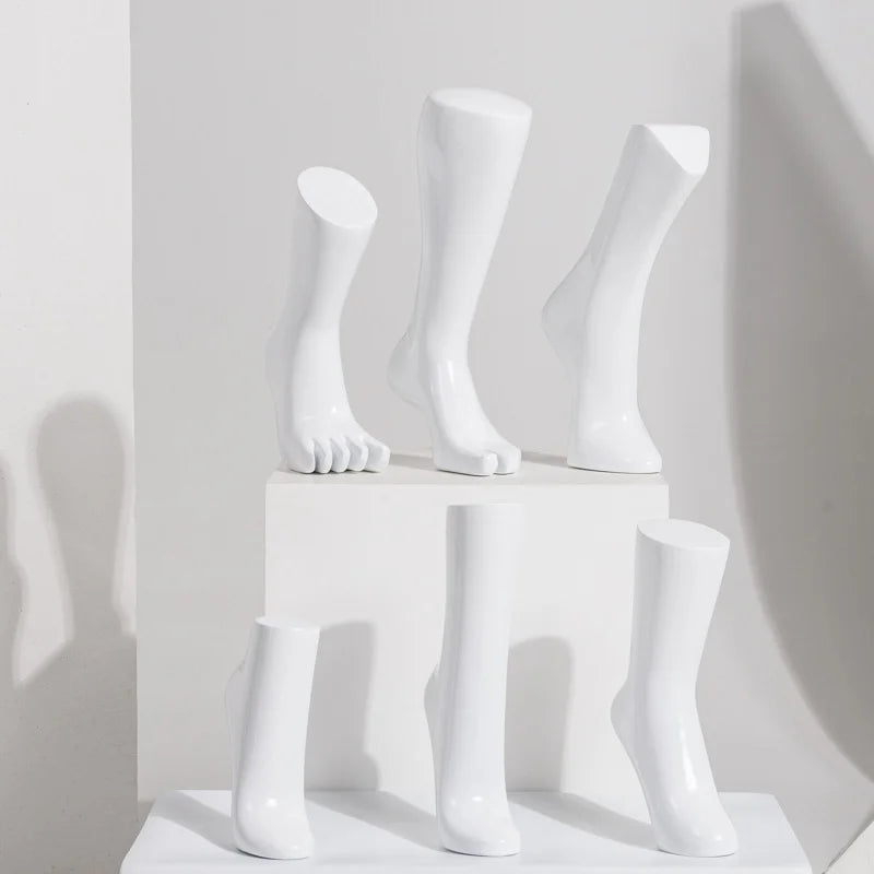 Shoe and Socks Store Simulation Foot Model Display Props Men and Women Socks Shoes Display Stand