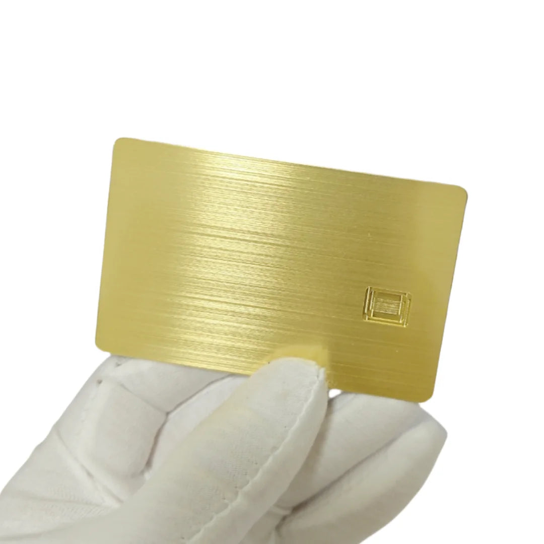 Blank Credit Cards with Chip Slot and Magnetic Stripe Metal Blank Master Card