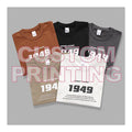 New Popularity Mens Premium Oversized T-shirt Heavyweight Streetwear Men's Vintage Custom Printing t Shirts