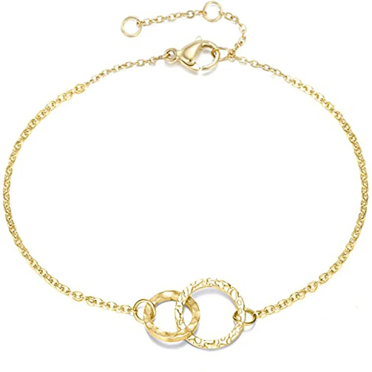 Hot Sale Charm Gold Plated Round Pearl Heart-Shaped Bracelets
