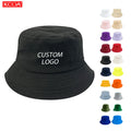 2024 Fashion Black Plain Blank Cotton Wide Brim Outdoor Logo Custom Men Fishing Cap Hat