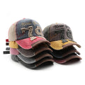2024 New Fashion 5 Panel Unisex Vintage Baseball Hat Custom Embroidery Logo Washed Cotton Baseball Caps