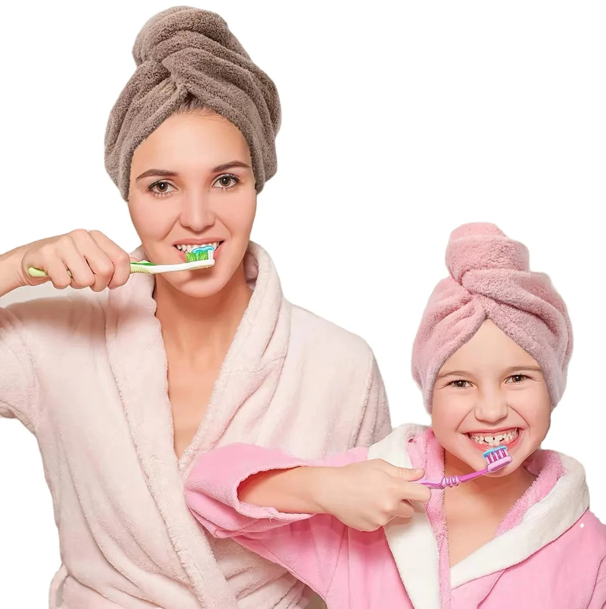 Quick Drying Hair Towel Wrap for Women Turban Terry Custom logo Hair Wrap Towel for Long Hair