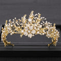 Wow Sheila Miallo Baroque Black Rhinestone Bridal Hairband Crown Tiara Elegant Headdress for Women's Wedding Prom Birthday