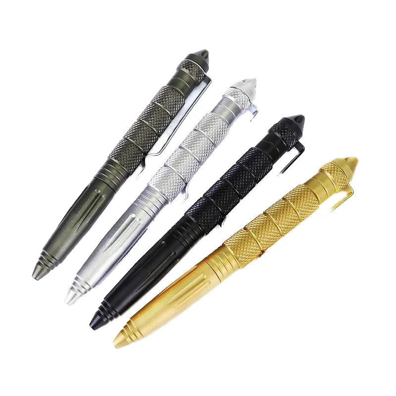 Portable Stainless Steel Multi-Function Tactical Pen Fashion Style for Outdoor Activities Camping Hiking Emergencies Bag Packed