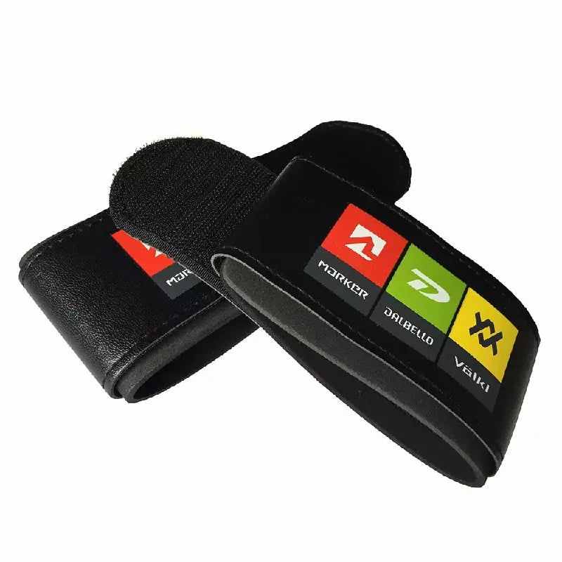 Promotional Eco-Friendly Durable Men's Advanced Level Hook and Loop Leather Rubber Ski Equipment Strap