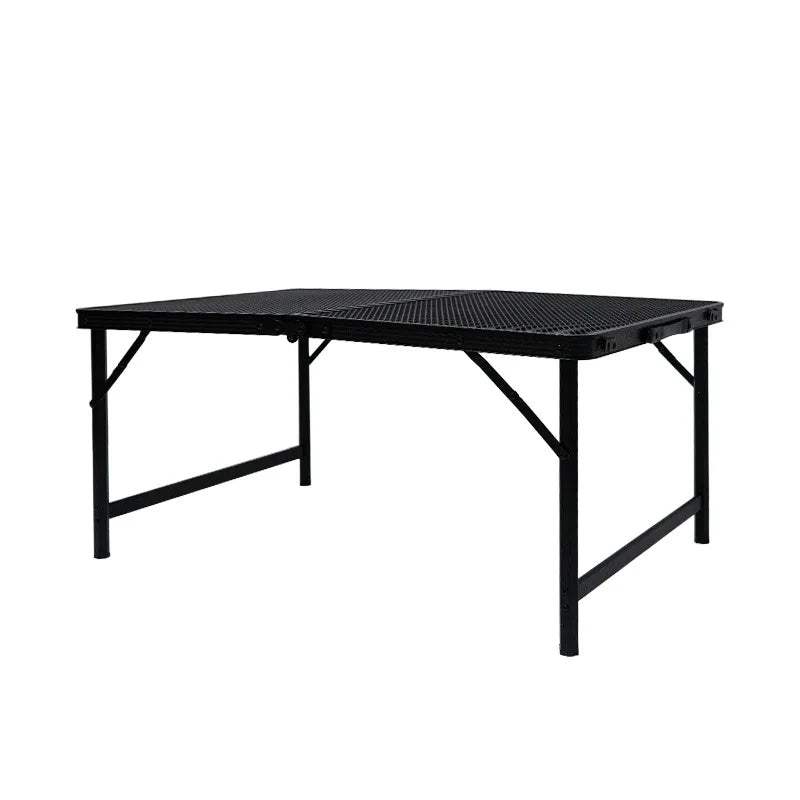 Outdoor Folding Net Table Camping Lightweight Waterproof Barbecue Table Travel Self-driving Tour Portable Stall Folding Table