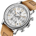 2021 New BENYAR 5190 Top Mens Watch Luxury Chronograph Sport Quartz Watches Stainless Steel Case Waterproof Relogio Masculino