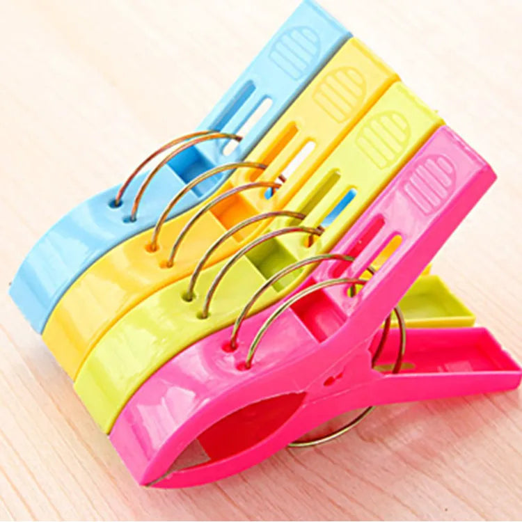 L0085 Windproof Quilt Clothes Clip Strong Clip Windproof Plastic Drying Quilt Clip Clothespin Drying Bed Sheets
