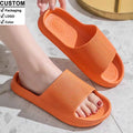 2024 Fashion Custom Summer Couple Sandals Soft EVA Platform with Anti-Slip Outsole Comfortable Home Slippers for Men Women Cheap