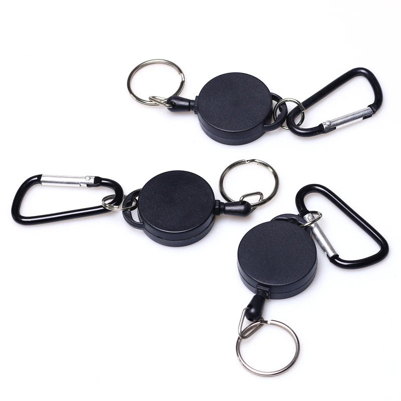 Lebei Idea Custom Retractable Pull Metal Key Chain Outdoor Name ID Badge Reel Gift Ideas for Name Holders & Accessories