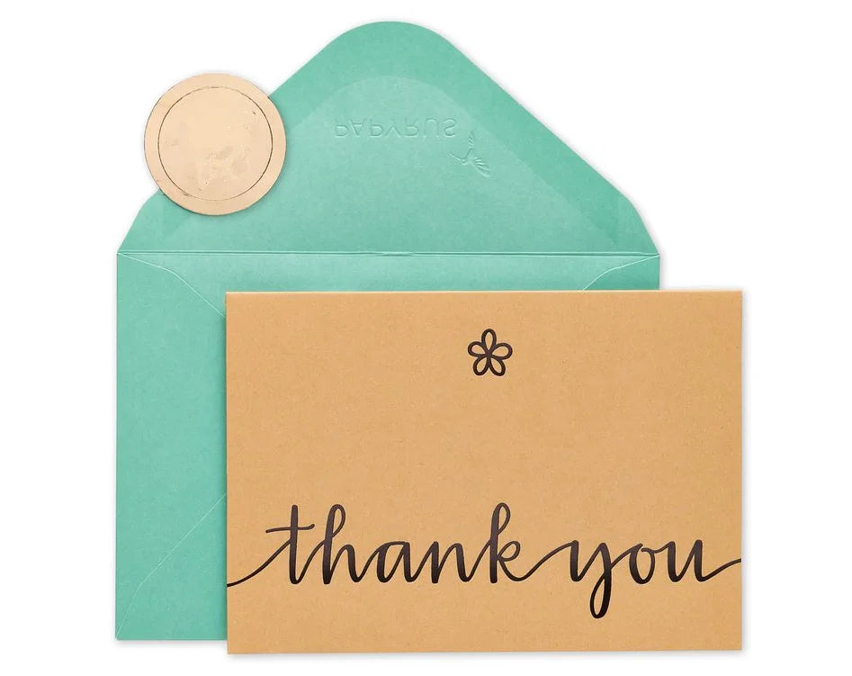 Thank You Card for E-commerce Business.