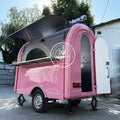 Mobile Street Fast Food Truck Food Vending Kiosk Trailer Mini Ice Cream Hot Dog Snacks Cart