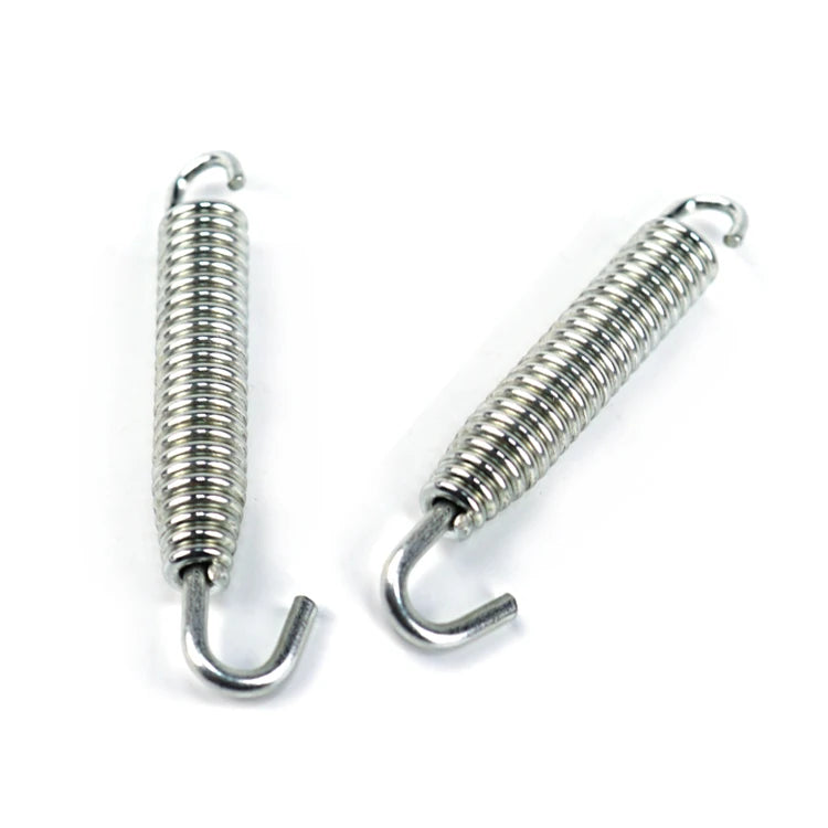 Custom China Stainless Steel Coil Extension Spring Zinc Plating Heavy Duty Motor Part 30X7X.8 Extension Loop