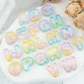 3D Alphabet Shaker Resin Mold Letter Quicksand Pendant Silicone Mold