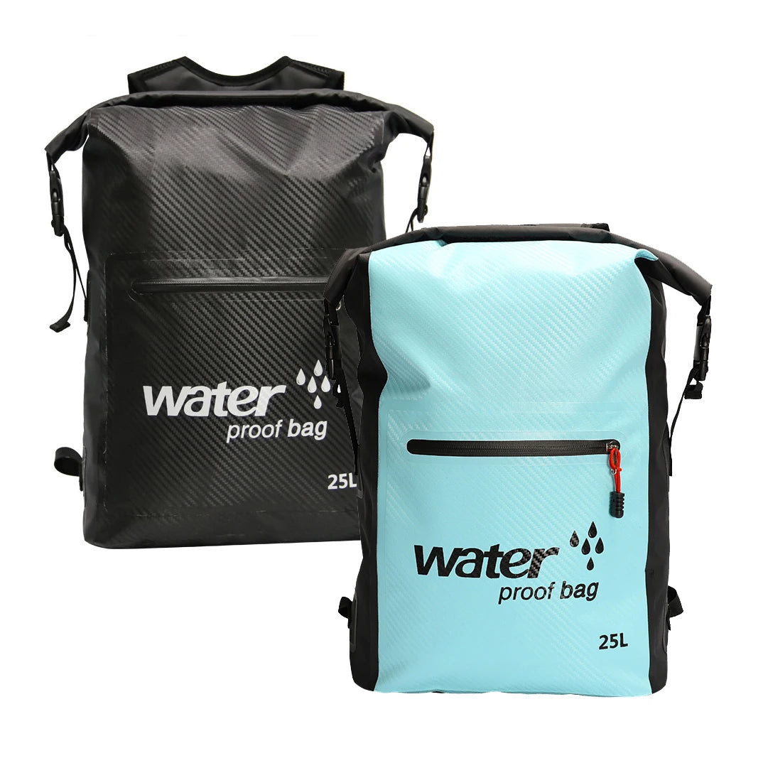25L 30L Roll Top Waterproof Backpack Ocean Pack for Outdoor Travel Swimming Rafting Kayaking Sailing Canoe Boating Storage Bag