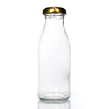 250Ml 500Ml 1000Ml Food Grade Clear Glass Milk Bottle With Cap Milk Packaging in Glass Bottles