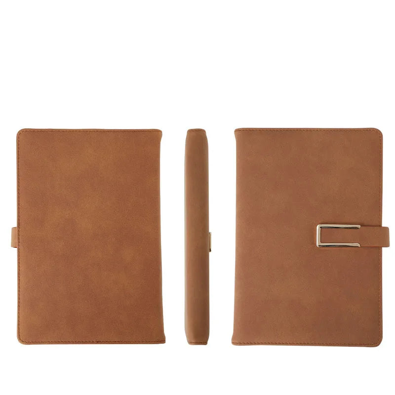 Wholesale Journal Planners and Notebooks Custom logo Notebook Cover Leather with Metal Button