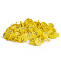 Animal Ear Tag 100pcs/bag Animal Identification Tool Round Sheep Ear Tags Cow Pig Sheep Cattle Ear Tag