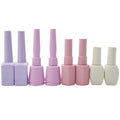 Custom Logo 10 Ml Fancy Pink Empty Uv Gel Nail Polish Bottles with Brush