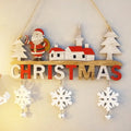 Creative Christmas Pendants Wooden Crafts Door Hangings Home Restaurant Decorations Festive Christmas Gifts
