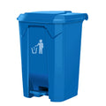 LEADLOONG Shaking Lid Design Plastic Dustbin Foot Pedal Structure Waste Bin Trash Can for Storage Bucket