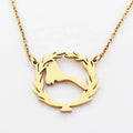 Eritrea Map Pendant Necklace Stainless Steel Joyas Eritrea Map Olive Wreath Emblem Flag African Eritrean Necklaces Joyeria Fina