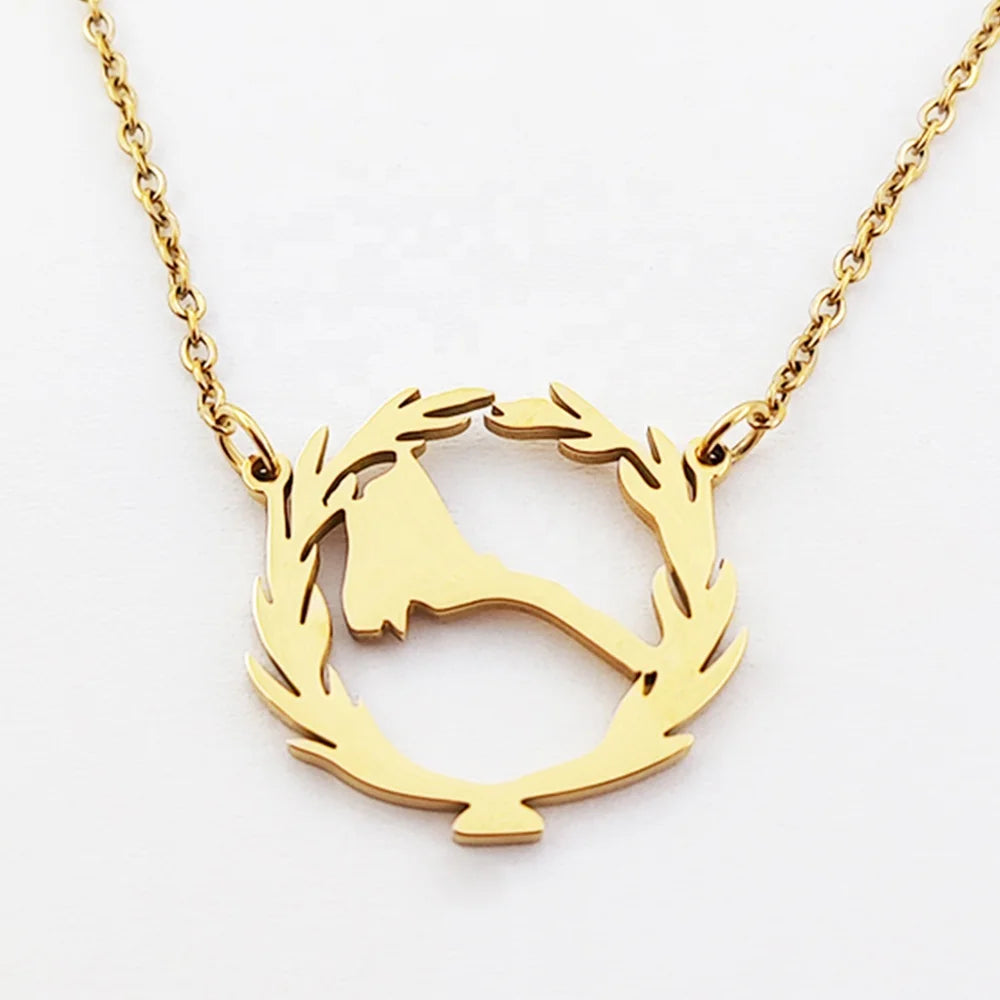 Eritrea Map Pendant Necklace Stainless Steel Joyas Eritrea Map Olive Wreath Emblem Flag African Eritrean Necklaces Joyeria Fina