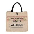 Women Handbags Large Capacity Linen Totes Lady Tassel Shoulder Bag Summer Beach Bags Casual Travel Luxury Designer Shopping Bag