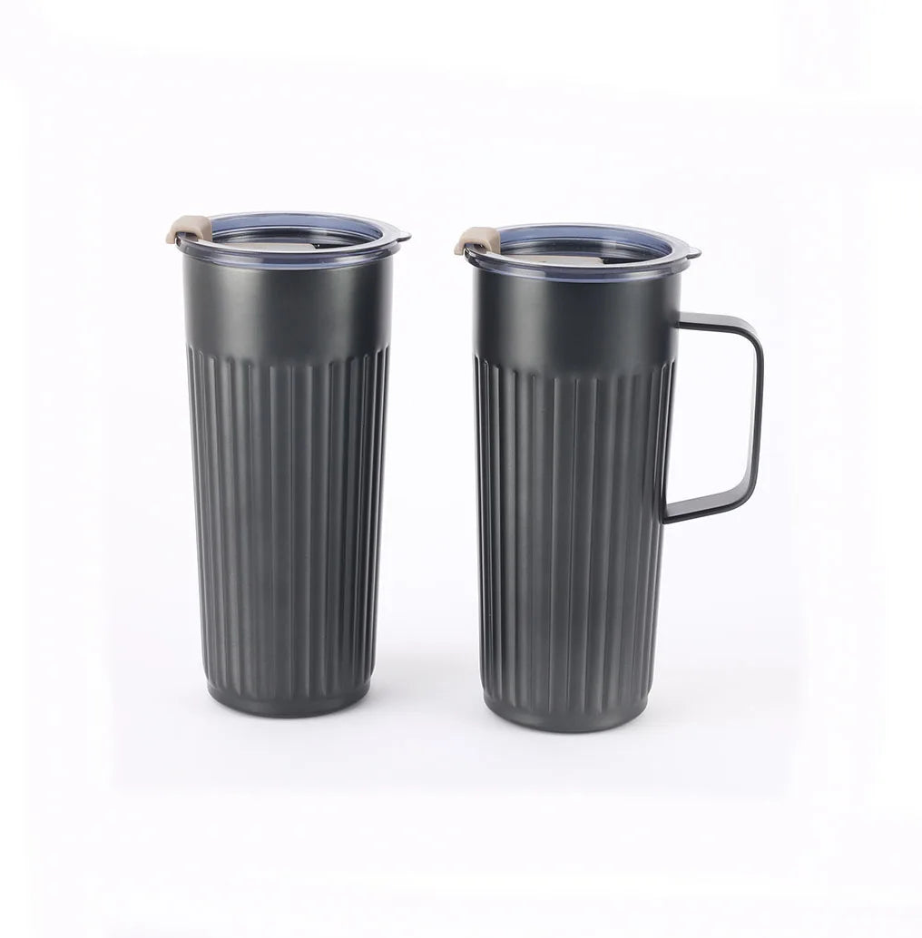 500ml Portable Coffee Cup with Lid Double Wall Vaccuum Stainless Steel Coffee Mug