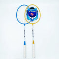 Hot Selling Iron and Steel Badminton Racket Include 1 Piece Custom Badminton Racquet  with 3/4 Cover Carrying Bag