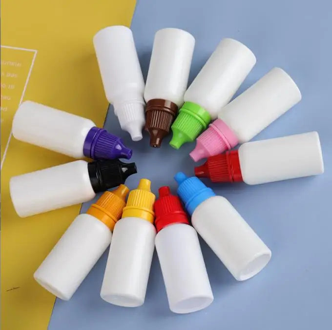 Empty 5ml 10ml 15ml 20ml 30ml 50ml 100ml White Lucifugal Plastic PE Eye Drops Bottle