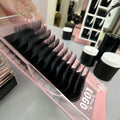 Meecil 18 Lines Fluffy Cashmere Lash Trays Matte Dark Black Volume Lash Extensions