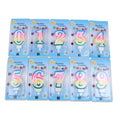 Colorful Birthday Wishes Candle Making Spiral Party Candles China Factory Paraffin Wax Happy Birthday Candle Number